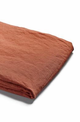 PIGLET IN BED Linen Duvet Cover in Burnt Orange