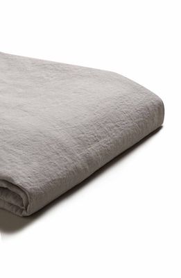 PIGLET IN BED Linen Duvet Cover in Dove Gray