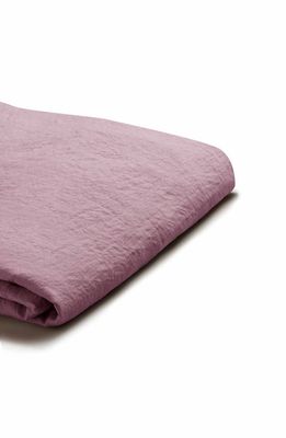 PIGLET IN BED Linen Duvet Cover in Raspberry