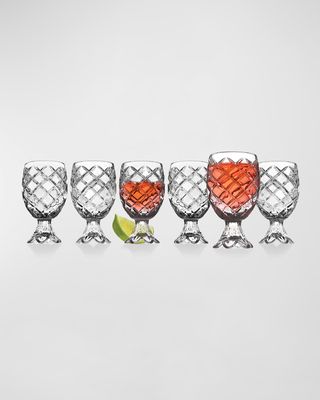 Pineapple Shot Glasses, Set of 6