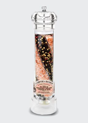 Pink Himalayan Salt & Mix of 4 Peppers and Berries Grinder, 9.34 oz.