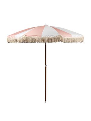Pink Salt Retro Summerland Portable Beach Umbrella - Pink - Pink