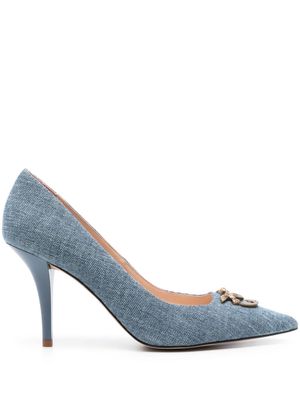 PINKO 90mm denim pumps - Blue