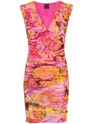 PINKO Androgeo printed mini dress