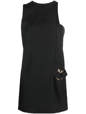 PINKO asymmetric sleeveless minidress - Black