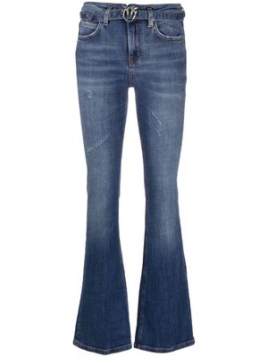 PINKO belted flared jeans - Blue