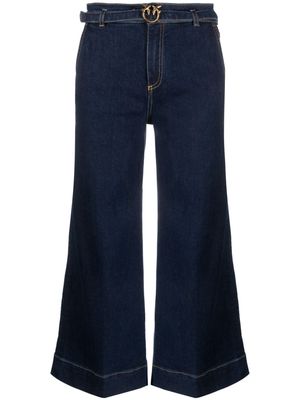 PINKO belted-waist flared jeans - Blue