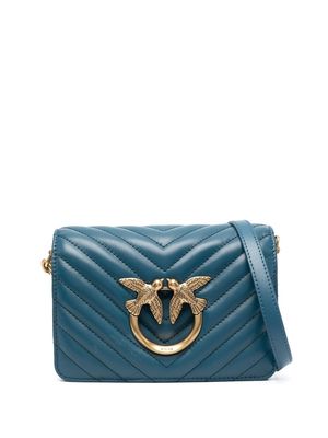 PINKO chevron quilting satchel bag - Blue