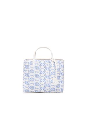 Pinko Classic Fabric Shopper Bag