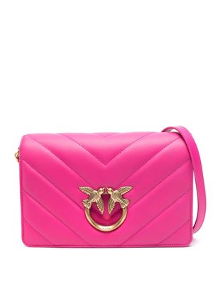PINKO Classic Love Click quilted shoulder bag