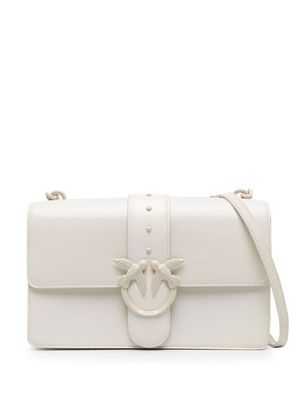PINKO Classic Love One Light leather bag - White