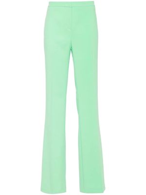 PINKO crepe flared trousers - Green