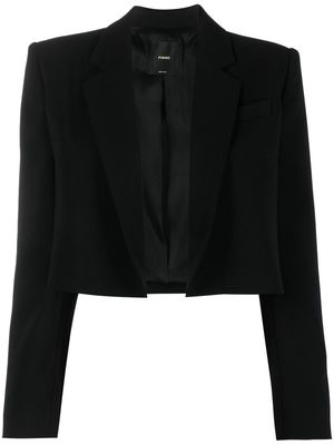 PINKO cropped crepe blazer - Black