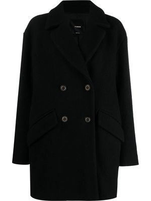 PINKO double-breasted coat - Black