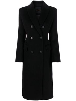 PINKO double-breasted wool coat - Black