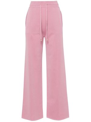 PINKO drawstring-wais knitted trousers