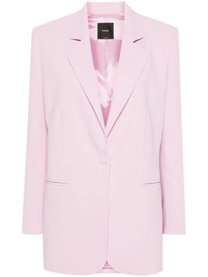 PINKO Esagerata crepe single-breasted blazer