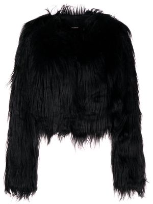 PINKO faux-fur black jacket