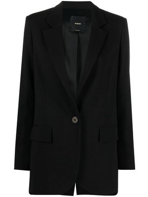 PINKO fitted single-breasted blazer - Black