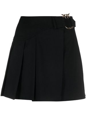 PINKO Garo pleated flannel miniskirt - Black