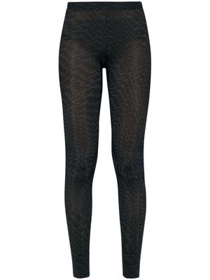 PINKO Ginseng sheer leggings - Black