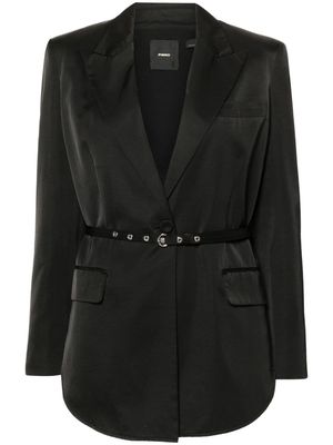 PINKO Goldeneye single-breasted blazer - Black