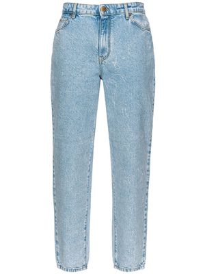 PINKO high-rise tapered jeans - Blue