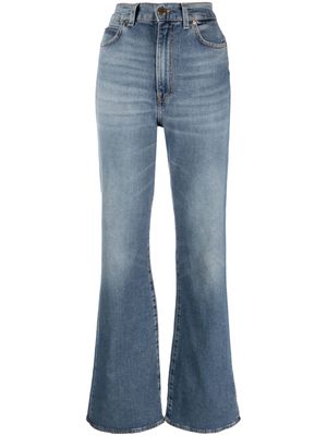 PINKO high-waist wide-leg jeans - Blue