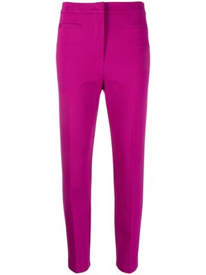 PINKO high-waisted Cigarette trousers - Purple
