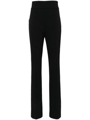 PINKO high-waisted crepe trousers - Black