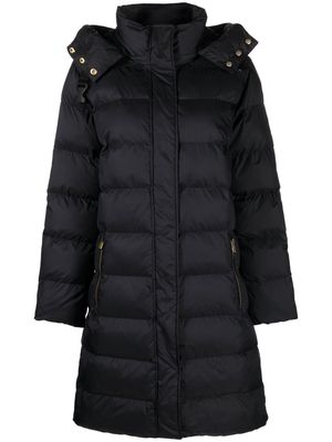 PINKO hooded quilted parka - Black
