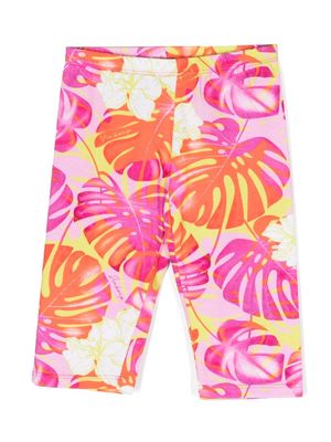 Pinko Kids floral-print stretch-cotton shorts