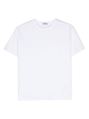 Pinko Kids logo-embroidered T-shirt - White