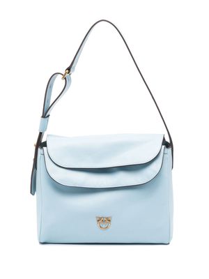 PINKO Leaf leather shoulder bag - Blue