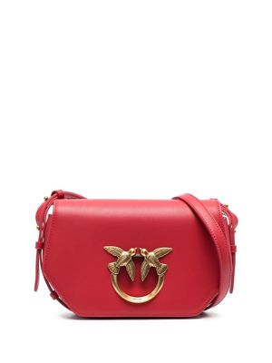 PINKO leather crossover bag - Red