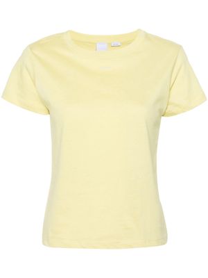 PINKO logo-print cotton T-shirt - Yellow