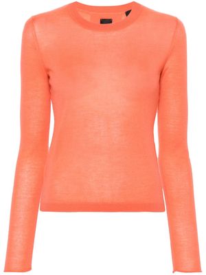 PINKO long sleeve cashmere jumper - Orange