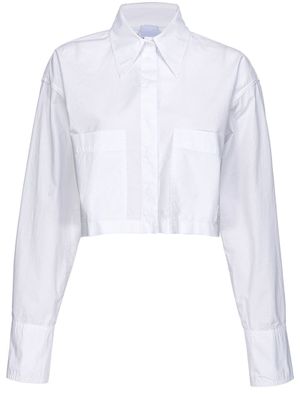 PINKO long-sleeve cotton shirt - White