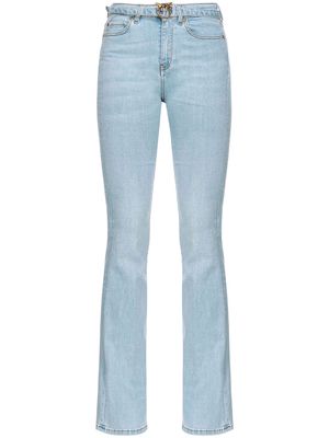 PINKO Love Bird belted skinny jeans - Blue