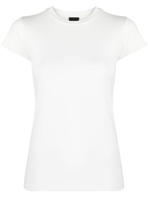 PINKO Love Birds logo-embroidered jersey T-shirt - White