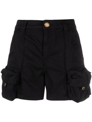 PINKO low-rise cargo shorts - Black