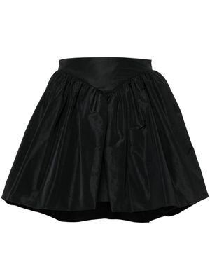 PINKO mid-rise taffeta skirt - Black