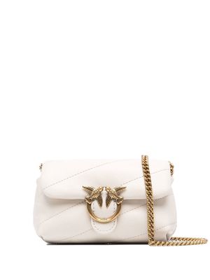 PINKO Mini Love Quilted Bag - Neutrals