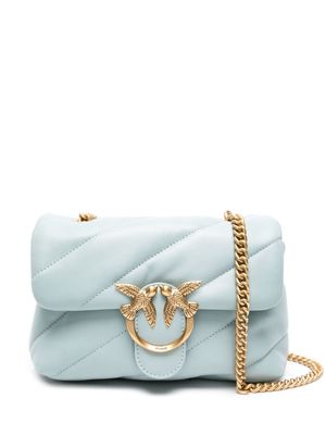 PINKO mini Love quilted shoulder bag - Blue