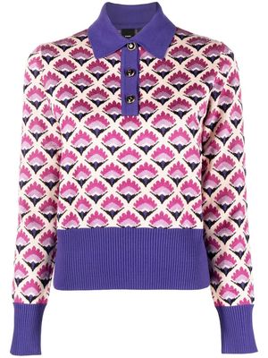 PINKO patterned jacquard jumper