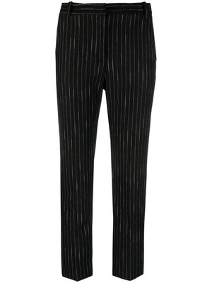 PINKO pinstriped slim-fit tailored trousers - Black