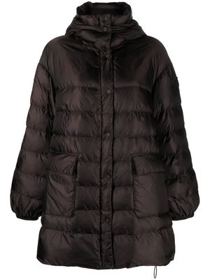 PINKO quilted hooded puffer jacket - Black