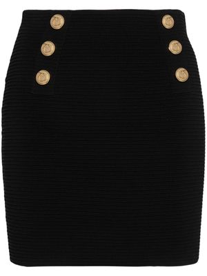 PINKO ribbed-knit mini skirt - Black