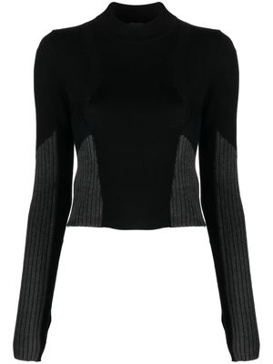 PINKO ribbed knitted jumper - Black