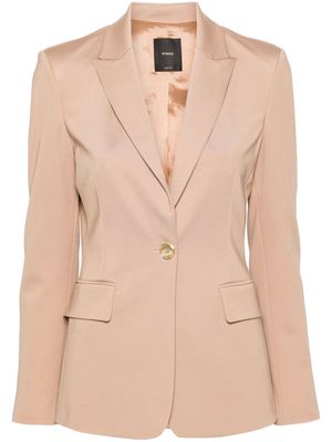 PINKO Signum single-breasted blazer - Brown